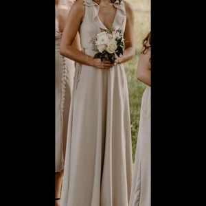 Tansy Satin Charmeuse Maxi Dress